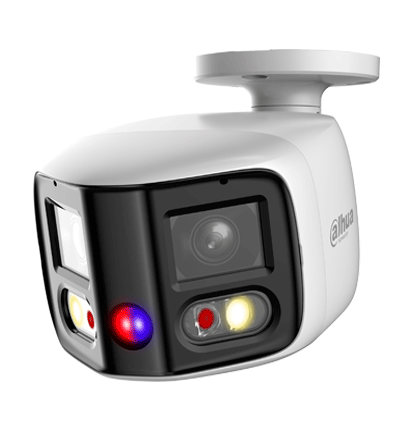DAHUA IPC-PFW3849S-A180-AS-PV Cámara IP Bullet WizSense 2x4MP con visión de 180°, MultiVision, LED IR 25m y luz cálida 20m. Disuasión activa con micrófono dual y altavoz integrado, EPTZ, SMD 4.0, PoE, IP67, y ranura MicroSD. Ideal para seguridad avanzada. DAHUA IPC-PFW3849S-A180-AS-PV Cámara IP Bullet WizSense 2x4MP con visión de 180°, MultiVision, LED IR 25m y luz cálida 20m. Disuasión activa con micrófono dual y altavoz integrado, EPTZ, SMD 4.0, PoE, IP67, y ranura MicroSD. Ideal para seguridad avanzada.